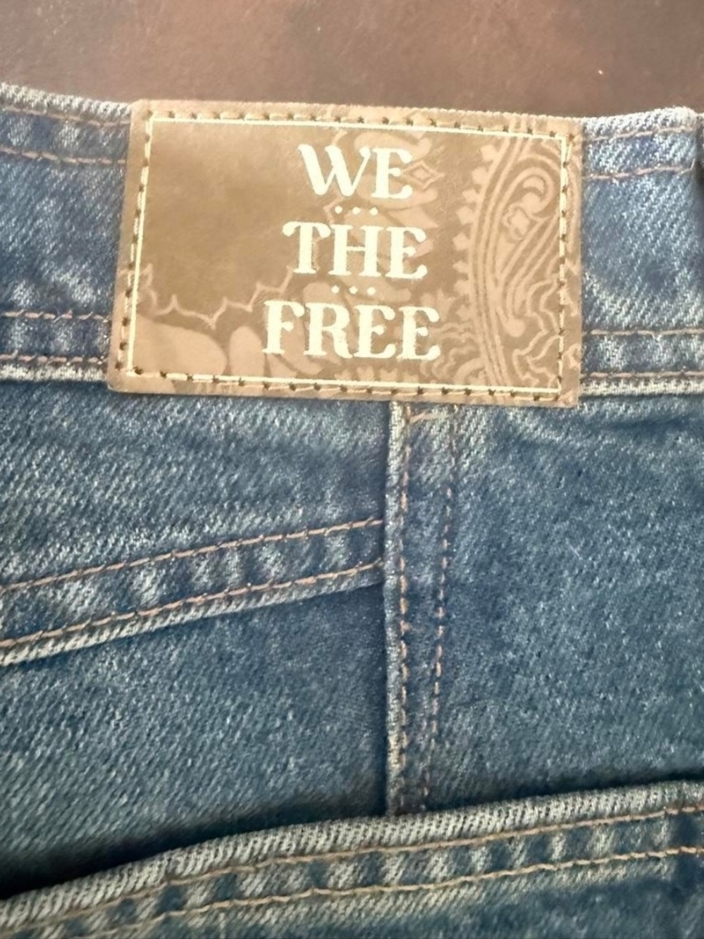 We The Free Men's Dark Blue Straight Jeans